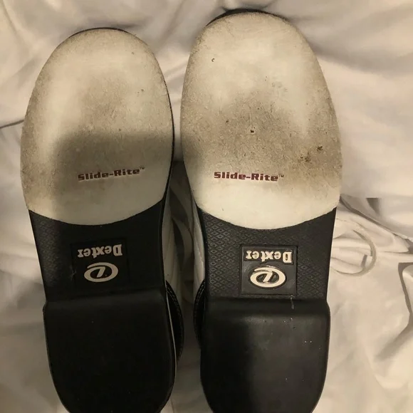 Dexter Women's White and Black Bowling Shoes - Picture 4 of 4